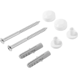 WC-rögzítő készlet 6 mm x 70 mm fehér süllyesztett lencsefejű csavar